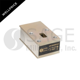 Ka-Band Junction Isolator, Wellprice, 29 to 30 GHz, 25 dB Isolation, WR-28 Waveguide