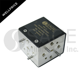 E-Band Junction Circulator, Wellprice, 74 to 76 GHz, 14 dB Isolation, WR-12 Waveguide