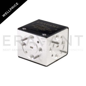 E-Band Junction Circulator, Wellprice, 76 to 81 GHz, 15 dB Isolation, WR-12 Waveguide