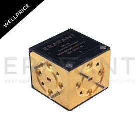 W-Band Junction Circulator, Wellprice, 93 to 95 GHz, 18 dB Isolation, WR-10 Waveguide