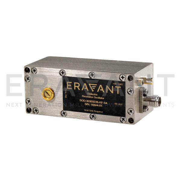 Dielectric Resonator Oscillator, 30 GHz, Â±150 MHz Tuning Range, +26 dBm Output Power, 2.92 mm (F)
