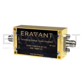 Broadband Voltage Tuned Oscillator, 10.50 GHz, ±2.50 GHz Electrical Tuning Range, +16 dBm Output Power, SMA (F)