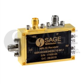 W-Band Receiver 30 dB RF to IF Conversion Gain