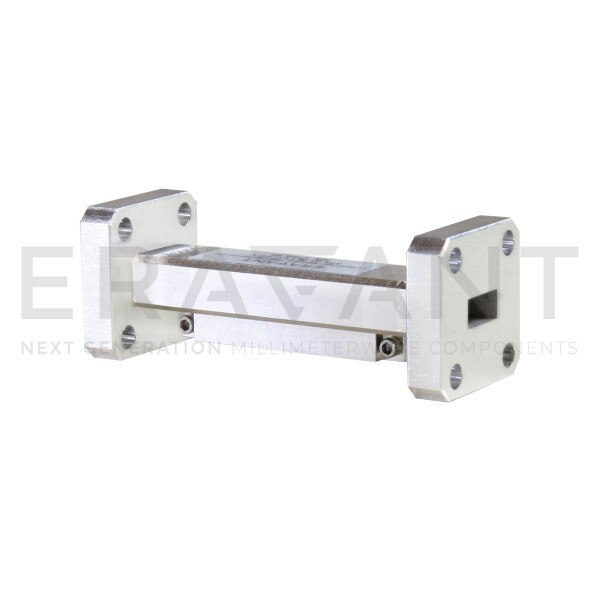 Ka-Band Compact Fixed Attenuator 26.5 to 40 GHz, 10 dB, 2.0" Insertion Length, WR-28 Waveguide | Eravant