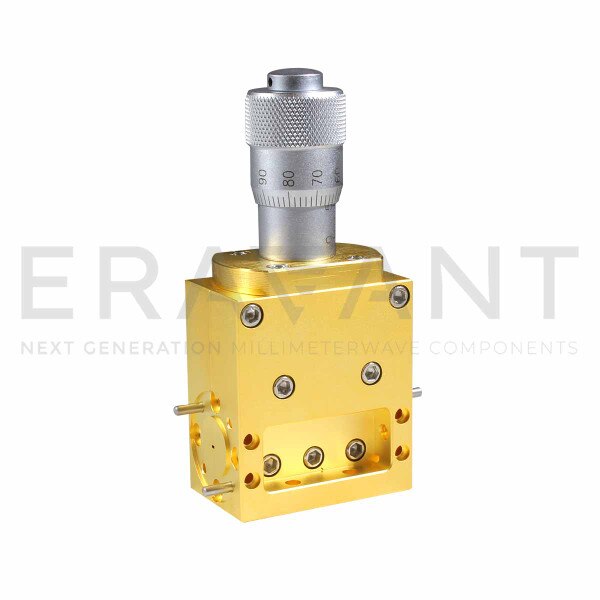 J Band WR-03 Level Setting Attenuator, Compact, Backside | Eravant
