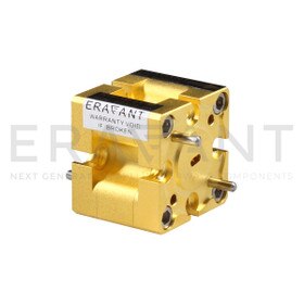 W-Band, Mini Faraday Isolator, 75 to 110 GHz, 23 dB Isolation, 1.8 dB Insertion Loss, WR-10 Waveguide