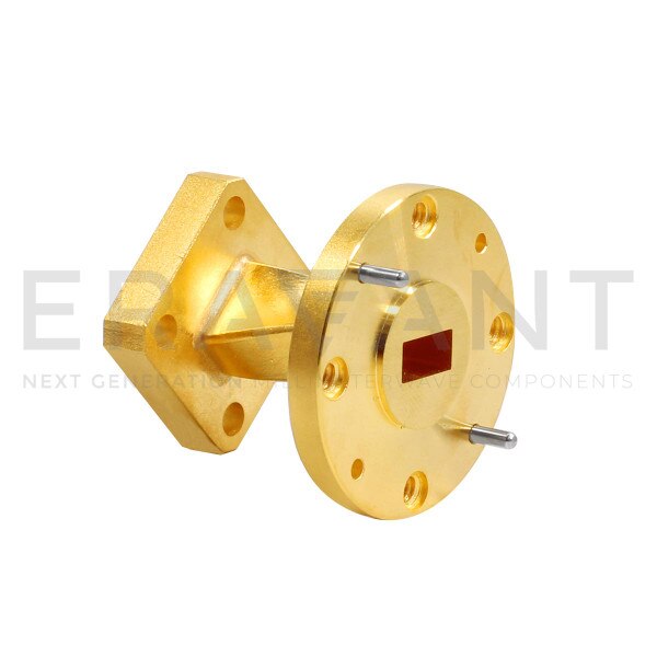 45° Left-Handed Waveguide Twist UG-383/U Flange