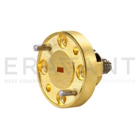 WR-10 Waveguide to Coax Adapter End Launch, Thermal Vacuum Safe