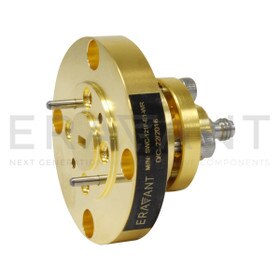 WR-12 Bulkhead Waveguide to Coax Adapter