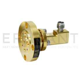 WR-15 Bulkhead Waveguide to Coax Adapter Weather Resistant, Panel Mount
