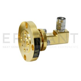 WR-15 Bulkhead Waveguide to Coax Adapter
