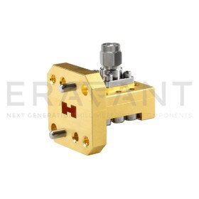 WRD-180 Waveguide to Coax Adapter, Double-Ridged, WRD-180 Waveguide to 2.92 mm (M), Right Angle