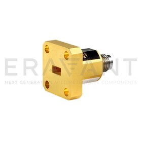 WR-22 Waveguide to Coax Adapter Non-Standard UG-599 Square Flange