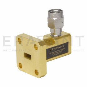 WR-22 Waveguide to Coax Adapter WR-22 Waveguide to 2.4 mm (M), Right Angle