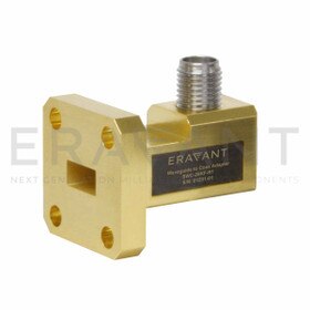 WR-28 Waveguide to Coax Adapter Right Angle, WR-28 Waveguide to 2.92 mm (F)