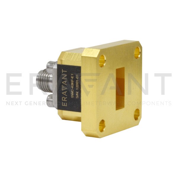 WR-42 Waveguide to Coax Adapter WR-42 Waveguide to SMA (F), End Launch