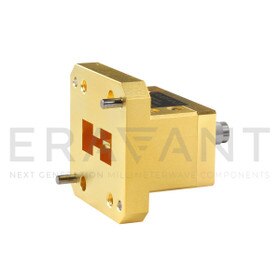WRD-650 Waveguide to SMA (M), End Launch, Waveguide to Coax Adapter, Double-Ridged