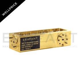 3-Port Directional Coupler, Wellprice, 60 to 90 GHz, 3 dB Coupling, 40 dB Directivity, WR-12 Waveguide, E-Band