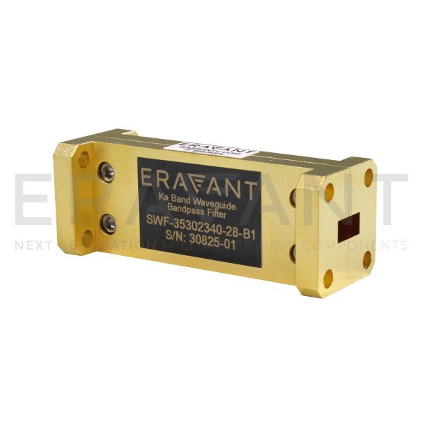 WR-28 Waveguide Bandpass Filter 34.65 to 34.85 GHz Passband