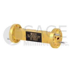 WR-15 Waveguide Bandpass Filter 59 to 65 GHz Passband