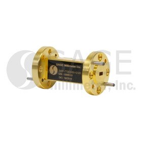 WR-12 Waveguide Bandpass Filter 75 to 78 GHz Passband