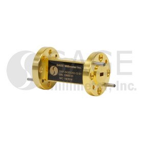 WR-12 Waveguide Bandpass Filter 81 to 86 GHz Passband