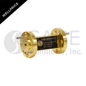WR-10 Waveguide Highpass Filter, Wellprice, 84 GHz and Higher Passband, 35 dB Rejection from DC to 80 GHz, W-Band