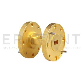 WR-22 Waveguide Straight Section 33 to 50 GHz, 1.25"