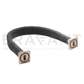 WR-34 Flexible Twistable Waveguide Section (Flexguide) Grooved Flange