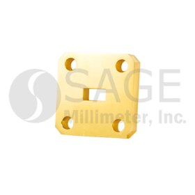 WR-28 Waveguide Shim 0.121" (L) Insertion Length, 121 Mils