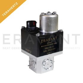 G-Band DPDT Motorized Switch, 140 to 220 GHz, 40 dB Isolation, WR-05 Waveguide