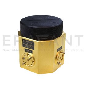 E-Band Manual Waveguide Switch, E-Plane, 60 to 90 GHz, 50 dB Isolation, WR-12 Waveguide