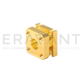 Compact Waveguide Mode Transition 0.280" Square Waveguide to 0.315" Diameter Circular Waveguide