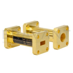 Waveguide Mode Transition WR-28 Rectangular UG-595/U Flange to 0.328" Diameter Circular Waveguide